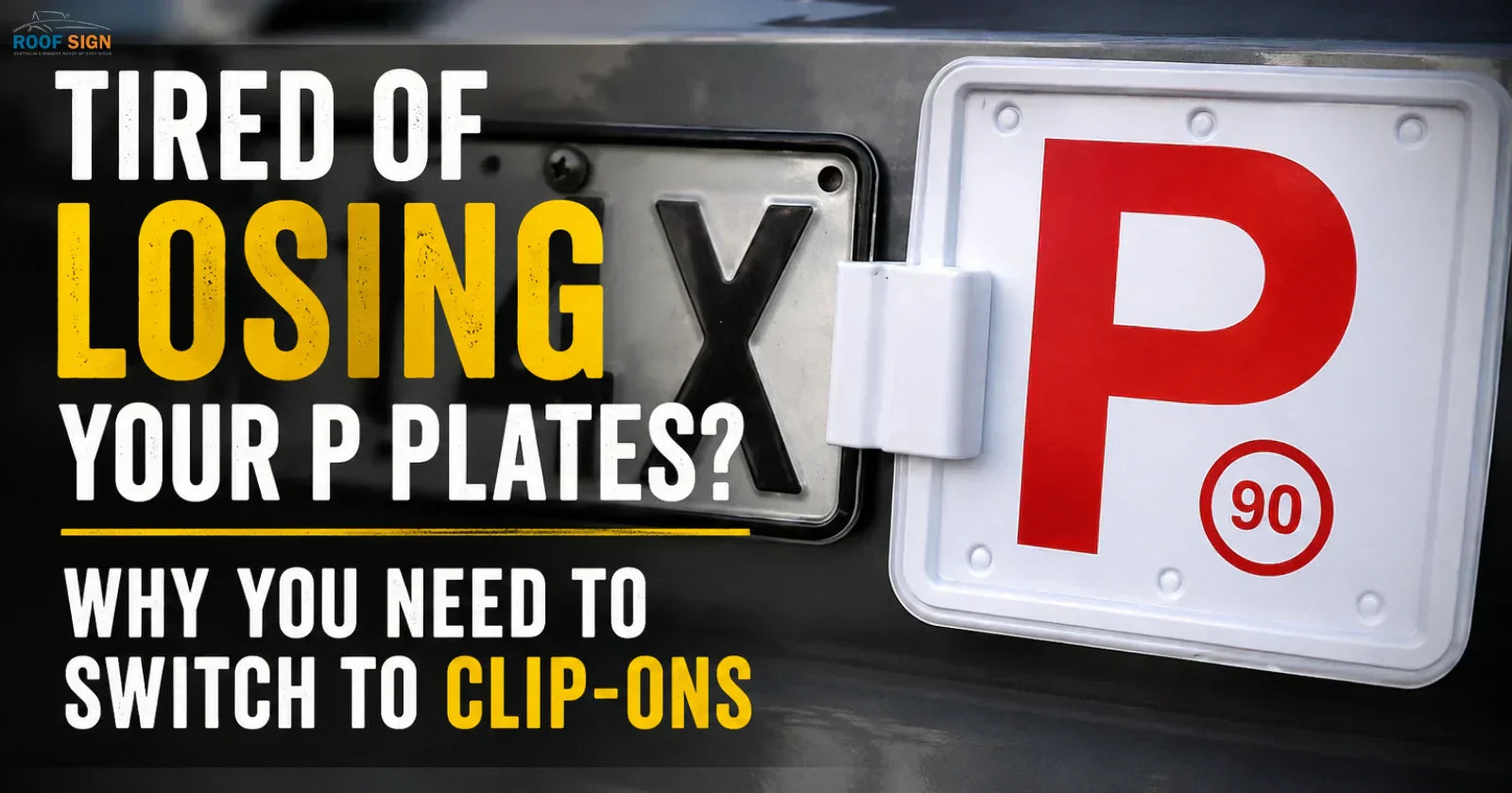 Clip-On P Plate